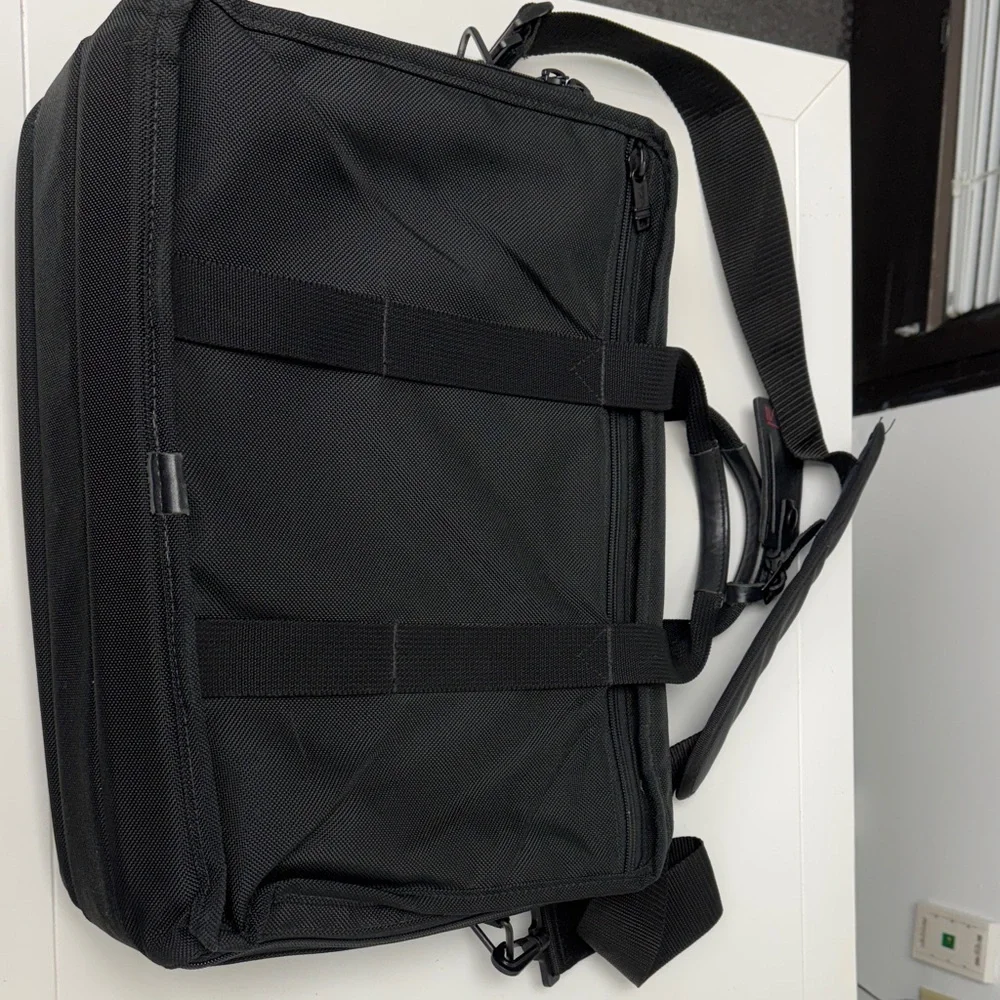 TUMI Black Nylon Briefcase Laptop